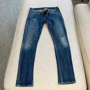 Citizens of Humanity; Low Rise/ Distressed